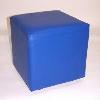 Банкетка "Куб", Винил, синий